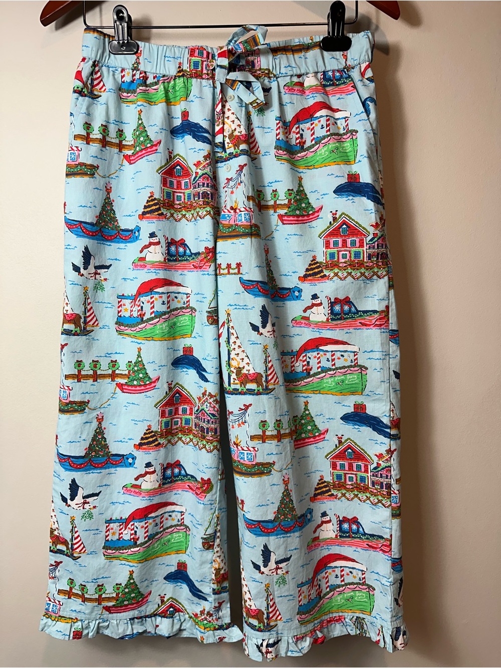 NWT Printfresh Sugar Plum Ferry Pajama Set XS Organic Cotton Christmas Holiday - Picture 7 of 14